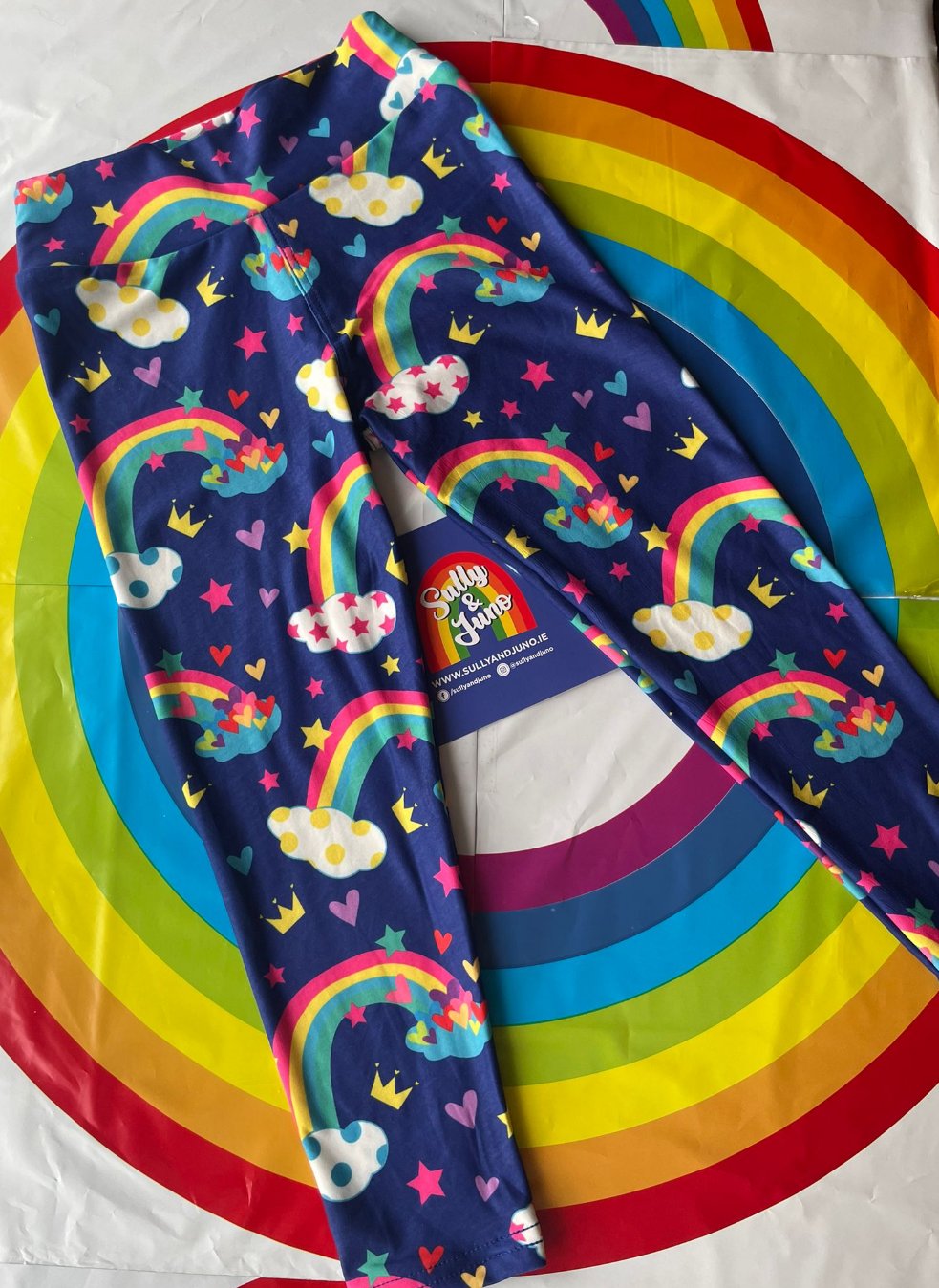 Adult rainbow outlet leggings